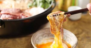 馬肉すき焼き桜鍋の記事